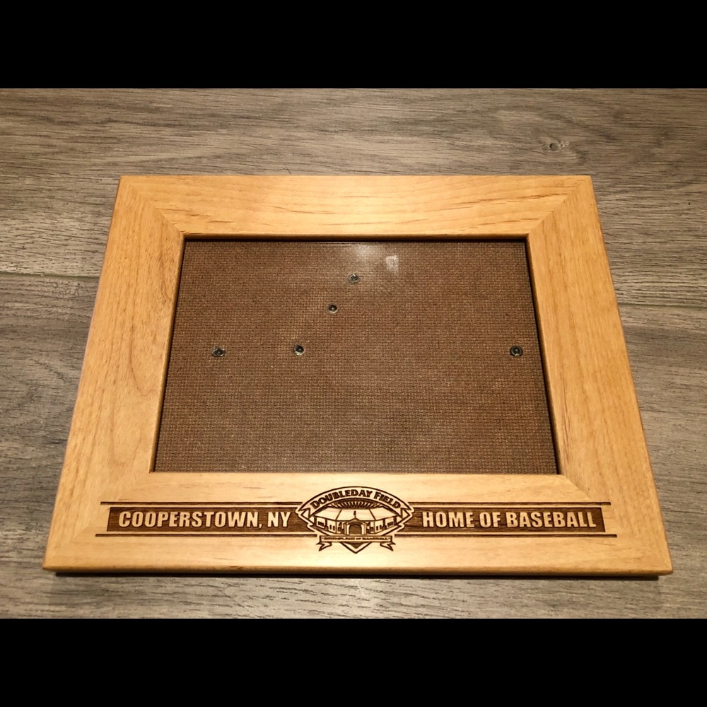 Cooperstown wooden picture frame